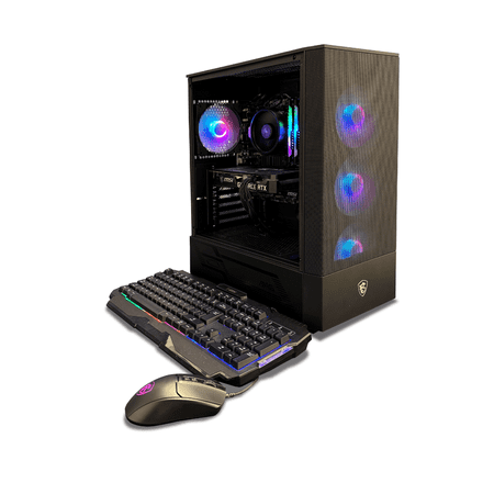 NSX Gaming Tomcat Desktop PC, Ryzen 5 5500, RTX 3050, 16GB RAM, 512GB SSD, W11, Wi-Fi