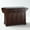 Mahogany, variant on Crosley Furniture Alexandria Natural Wood Top Kitchen Island in Gray/Natural