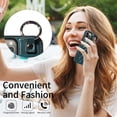 thumbnail image 5 of iPhone 12 PRO Case ,Card Slots Leather Wrist Strap Phone Cover for iPhone 12 PRO, 5 of 5