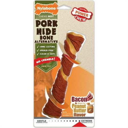 UPC: 0018214848905 | TFH Publications & Nylabone NPT103P Power Chew Porkhide Bone Alternative