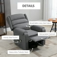 thumbnail image 4 of HOMCOM Power Lift Recliner Chair for Elderly Reclining Chair with Pockets, 4 of 9