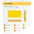 thumbnail image 4 of HOUSELABELS Compatible DYMO 30323 YELLOW Shipping Labels (2-1/8" x 4"), strong permanent adhesive, compatible with DYMO LW 450, 4XL, Rollo & Zebra Desktop Printers, 28 Rolls /6720 Labels, 4 of 9