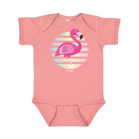 

Inktastic Flamingo Bird Pink Pastel Sunset Gift Baby Girl Bodysuit