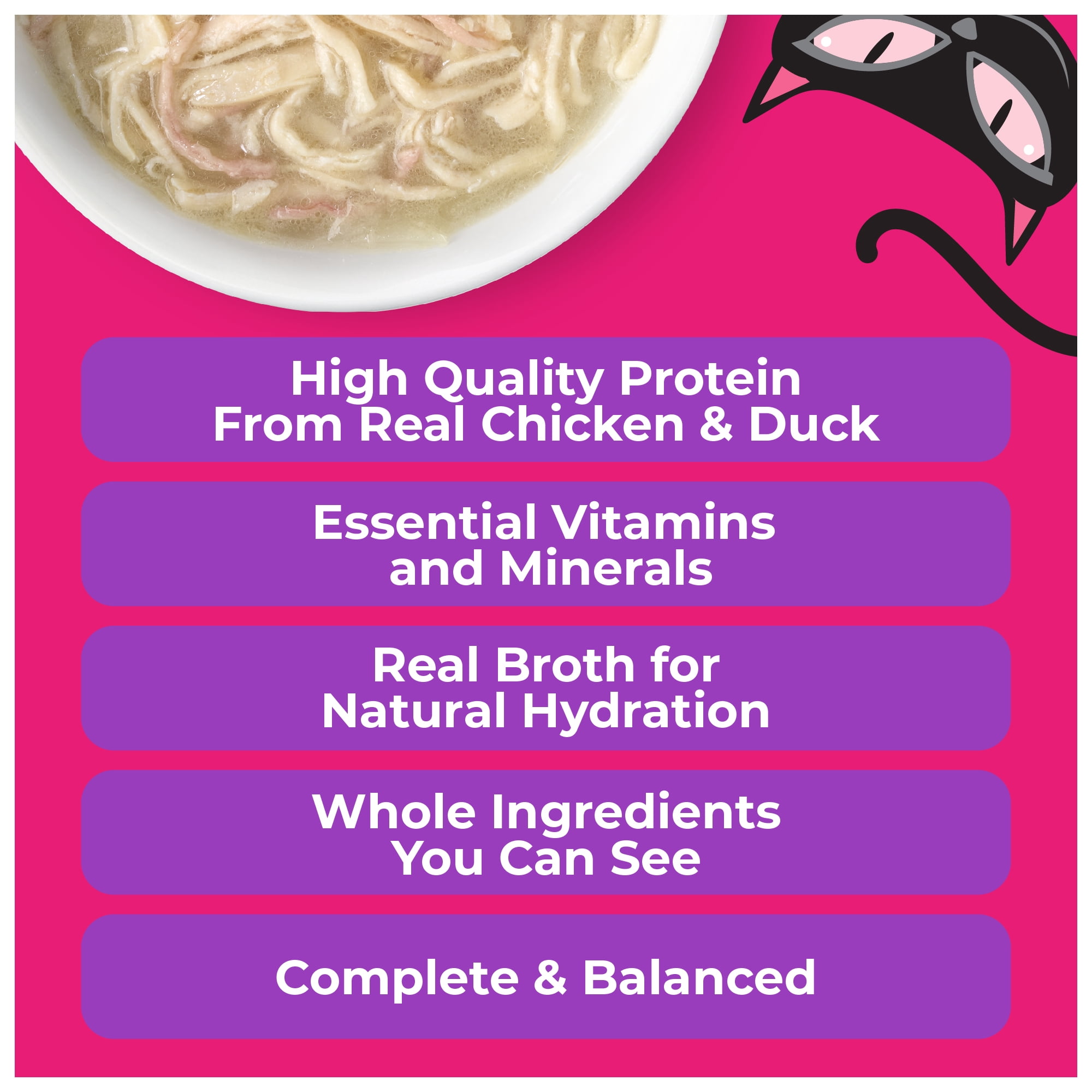 Tiki Cat Born Carnivore Wet Cat Food, Chicken Breast & Duck Recipe in Broth, 2.4 oz. Can