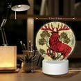 thumbnail image 6 of Sikiie Mythical Red Stag Illustration Acrylic Night Light Gift Custom Acrylic Night Light LED Lights for Bedroom Home Office, 6 of 9