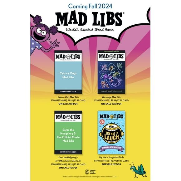 Sonic the Hedgehog 3: The Official Movie Mad Libs