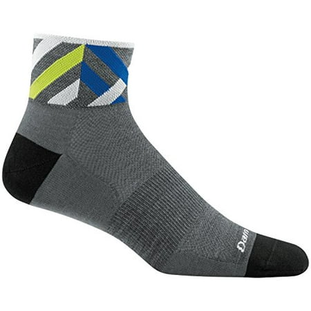 Darn Tough Vermont Graphic 1/4 Ultra Light Men s Sock Gray MD