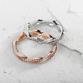thumbnail image 4 of Couples Wedding Crystal Ring Punk ring Wedding Twist Loop Circle Woman Man Girls Lady Party Jewelry Rings, 4 of 9
