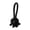 Black, variant on Magnetic Cable Clips Hand Shaped Silicone Cord Organizers Reusable Magnetic Cable Ties for USB Chargers Headphones Fridge Magnets Desk Cable Management System White