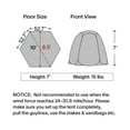 thumbnail image 3 of 10x10Ft Pop-Up Canopy Screen House Tent Patio Gazebo- Lightweight Outdoor Screen Room with Mosquito Netting, UPF 50+ UV Protection, Easy Setup & Carry Bag,Fits 4-6 Adults for Camping, Garden,Backyard, 3 of 10