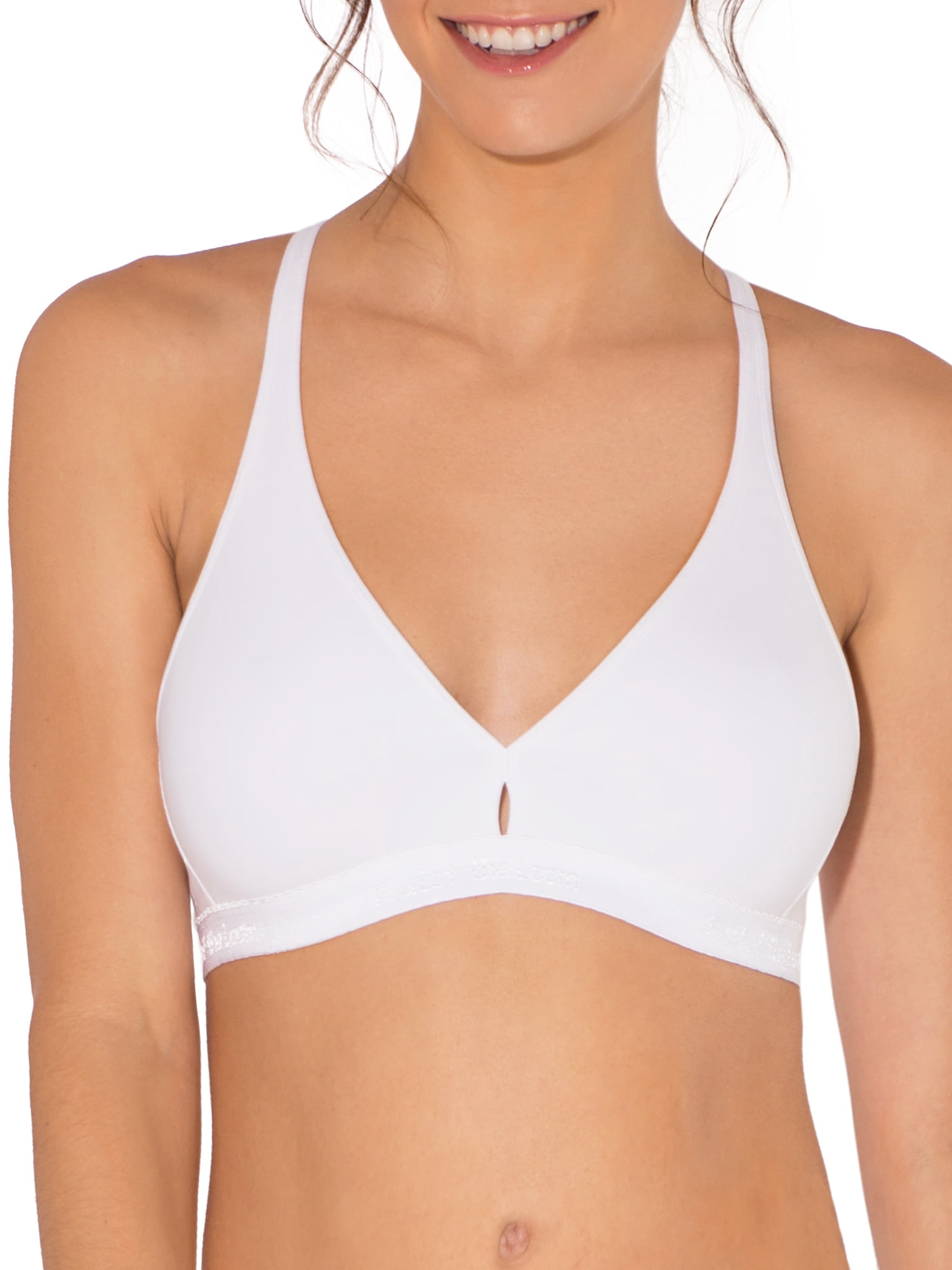 Fruit of the Loom Women's Wirefree Cotton Bralette, 2-pack, Style-FT799PK