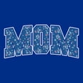 thumbnail image 2 of Juniors Minnie Mouse Mom Collegiate Flower Pattern T Shirt, 2 of 5