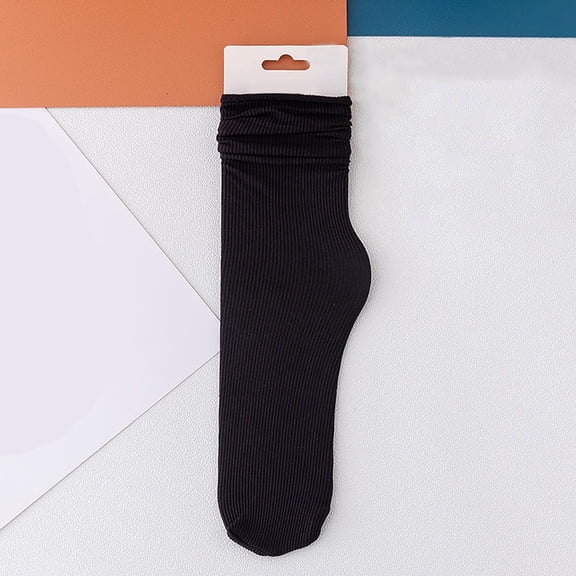 VLOOCKLW Summer Cool Ice Socks For Women Summer Thin Cool Feeling Breathable Velvet Soft Fashion Casual Daily Wear Socks 2 Piece