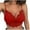 Red, variant on Penkiiy Women Lingerie Alluring Women Lace Cage Bra Elastic Cage Bra Strappy Hollow Out Bra Bustier Black Bras