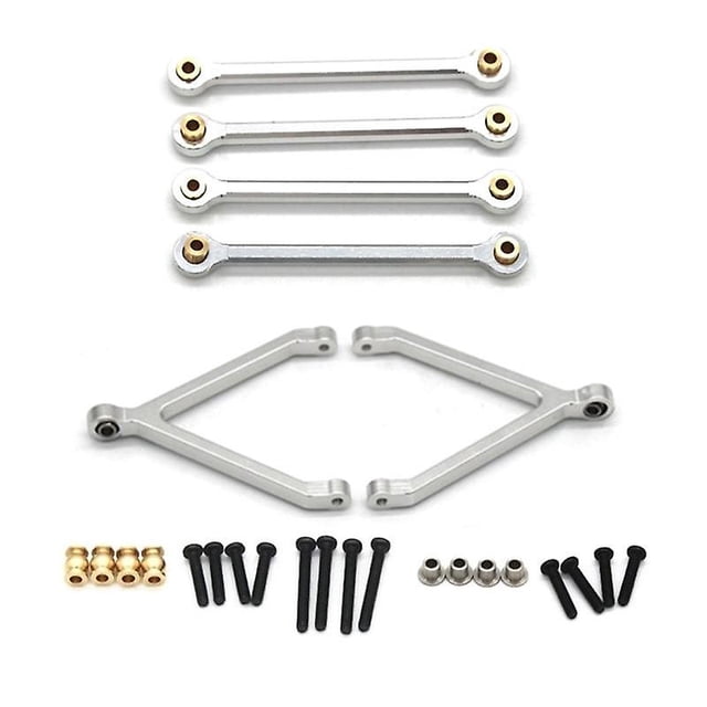 Juego de enlaces de acoplamiento de chasis de metal para Fms Fcx24 1/24 Rc coche, 5 Afortunado Sencillez