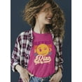 thumbnail image 2 of Retro Rizz - Vintage Winking Emoji Graphic Women's T-shirt, 2 of 4
