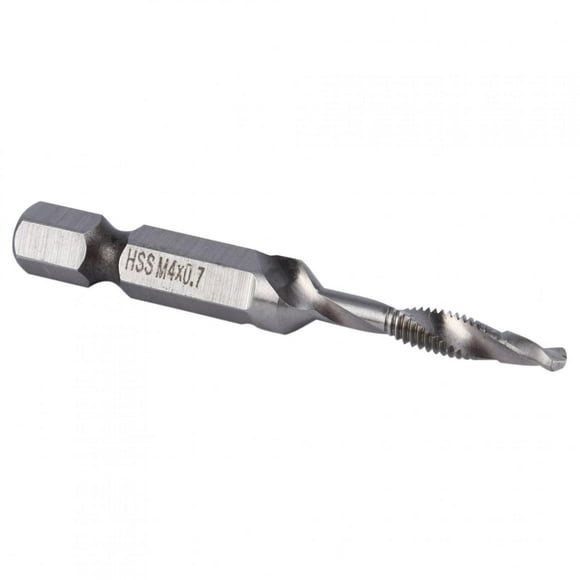 Coated Twist Drills Bit, 1/4" Tap Taper Drill Bit, HSS M4 Iron For Aluminum Soft Metal