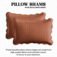 thumbnail image 6 of Ameha 2 Piece Quilt Set Chevron Lightweight Ultrasoft Microfiber Kids Adult Bedding Rust Color Twin, 6 of 9