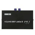 2/4 Port USB 2.0 Manual Sharing Switch Switcher Box for PC Printer