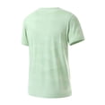 thumbnail image 5 of LEKWK Cooling Shirts for Men Short Sleeve Crew Neck Geometric Texture Athletic Tee Qick Dry Breathable Mesh Shirt Workout Running Tops Mint Green L, 5 of 5