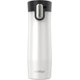 thumbnail image 1 of Contigo West Loop 3.0 Stainless Steel Travel Mug with Tea-Bag Hook & Spill-Proof Lid, Vacuum-Insulated Reusable Cup Coffee and Tea, 20 oz (591 mL), Salt - Keeps Drinks Hot up to 13 Hours, 1 of 8