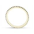 thumbnail image 4 of AFFY Simulated Blue Sapphire Full Eternity Womens Band Ring 14k Yellow Gold Over 925, 4 of 6