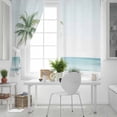 thumbnail image 5 of Coastal Beach Blackout Curtains for Bedroom, Summer Palm Tree Nautical Ocean Seaside Thermal Insulated Kitchen Drapes with Grommets, Light Blocking Window Treatment, 2 Panels 42" x 84", 5 of 7