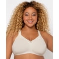 thumbnail image 2 of Curvy Couture Women's Plus Size Cotton Luxe Wireless Bra, 2 of 11