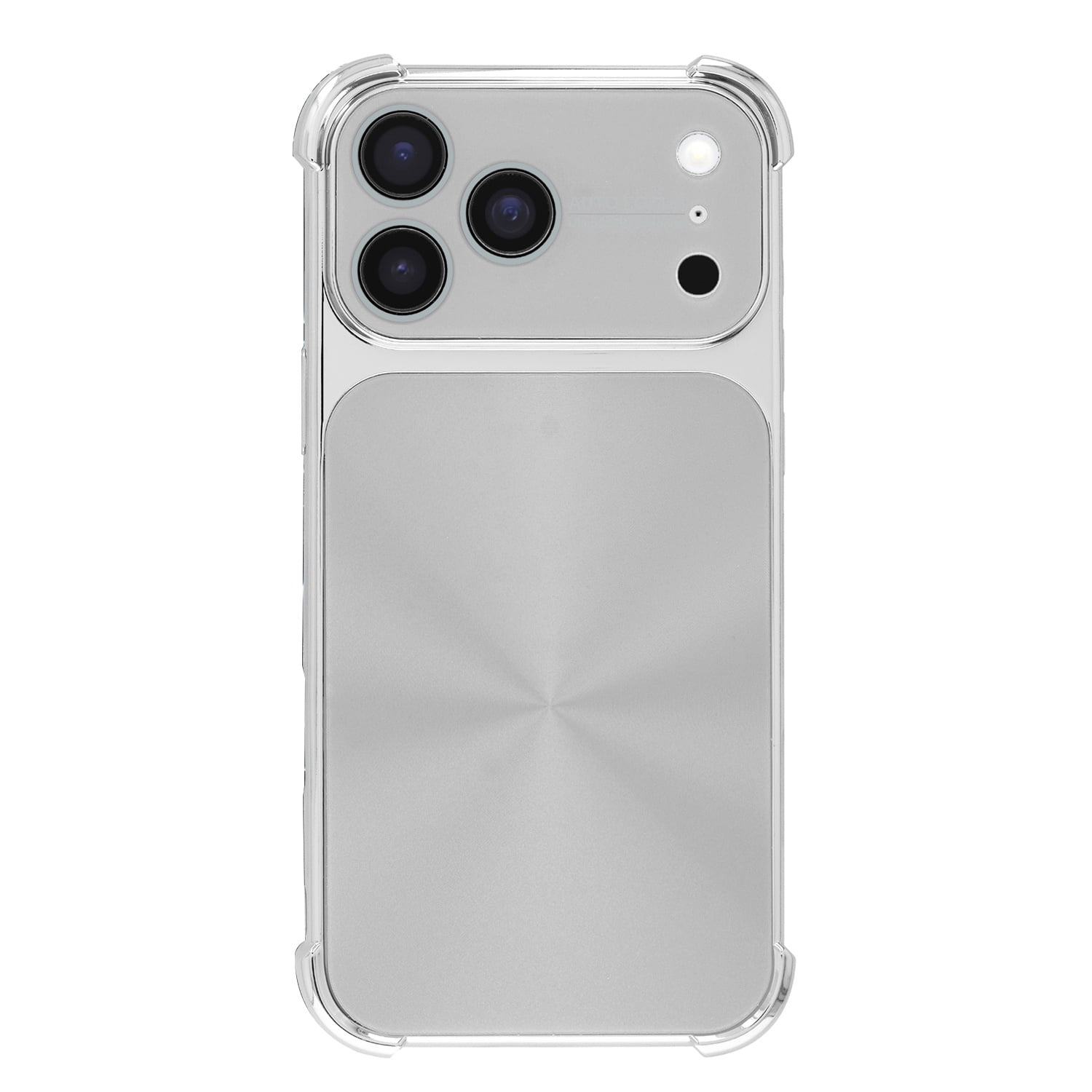 CD Pattern Magnetic Protective Case for iPhone 17 Pro Max - Grey