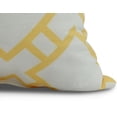 thumbnail image 2 of 18 x 18 inch, Square in St. Louis Geometric Print Pillow, Yellow, 2 of 2