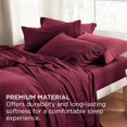 thumbnail image 5 of Queen Sheet Set - 4 Pieces Soft Queen Size Sheets - Breathable & Cooling - Hotel Luxury - Easy Care Polyester Microfiber Bedding for Women, Men, Dark Grey, 5 of 5