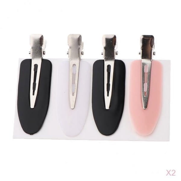 Pinza de maquillaje profesional sin costuras, sin dobleces, sin pinzas para el cabello, para peluquería Los 6x2cm