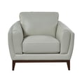 thumbnail image 4 of Hello Sofa Home Rio Modern Top Grain Leather Armchair in White, 4 of 7