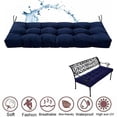 thumbnail image 4 of Bxaolu Outdoor Bench Cushion, 39.5x19.7 Inch, Waterproof Bench Cushion for Outdoor/Indoor Furniture, Tufted Patio Bench Seat Cushion, Fade Resistant Outdoor Cushions for Porch Swing Couch, 4 of 9