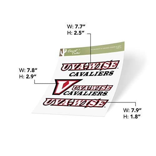 University of Virginias College at Wise NCAA Sticker Vinyl Decal Laptop Water Bottle Car Scrapbook Family Full Sheet