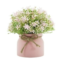 Appliance Event Artificial Flowers Potted Plants Flowers In POTS Decorate Home Bathroom Kitchen Rustic Table Centerpiece Interior Outdoor Decor Faux Florals