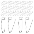 thumbnail image 3 of 100pcs Curved Safety Pin Metal Pin Patchwork Pack Edges Secure Curved Pin, 3 of 8