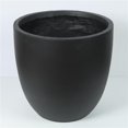 thumbnail image 1 of Luxen Home Round Black Finish Planter (Large), 1 of 1