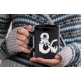 thumbnail image 5 of Dungeons & Dragons Black Ceramic Ampersand Logo Mug - 16-Ounces, 5 of 7