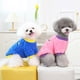 thumbnail image 5 of suéteres para perros pequeños, ropa de forro polar, suéteres cálidos de invierno para cachorros, ropa para gatos (azul+rosa), 5 of 6
