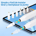 thumbnail image 5 of 6pcs Puntas De Repuesto Para Apple Pencil 1st 2nd Blanco, 5 of 5