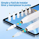thumbnail image 5 of 6pcs Puntas De Repuesto Para Apple Pencil 1st 2nd Blanco, 5 of 5