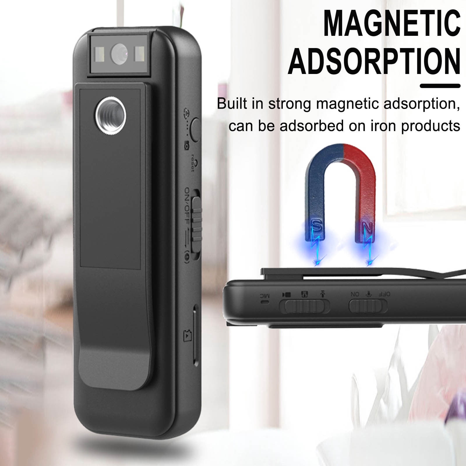 Mini 1080p Hd Wireless Video Camera Remote Monitoring Webcam Video Calling Camera Net Class Online Meeting, Photo