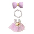 thumbnail image 1 of Doll Clothes Set for 15cm/17cm LB Dolls, Princess Dress with Hair Accessory, 1 of 5