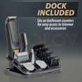 thumbnail image 4 of 21-Piece Men’s Grooming Set with Beard Trimmer, Hair Clipper Attachments and Body Hair Care Tools, 4 of 7