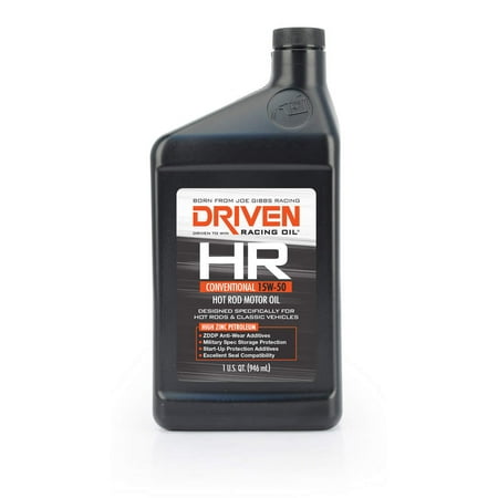 Joe Gibbs Racing Oil - Joe Gibbs Driven Racing Oil 02106 HR-1 15W-50 Conventional Hot Rod Oil - 6 Quart BUNDLE