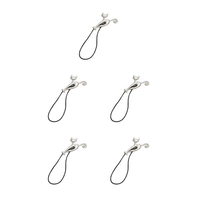 Ounissouiy Alzapaños en forma de gato para cortina, hebilla multifuncional magnética, cinturones de aplicación amplia, Clips, oficina, Hotel, Type2 NO2