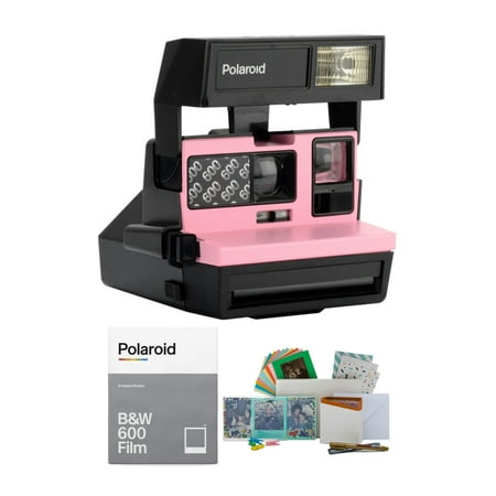 Image of Polaroid 600 Instant Film Camera (Bubblegum Pink) with Film and Accessories