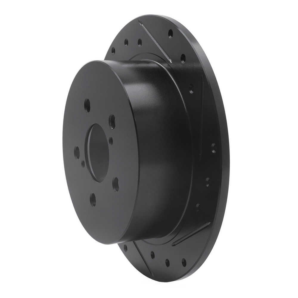 Dynamic Friction Company 633-13020R DFC Brake Rotor - Drilled And Slotted - Black