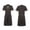Green, variant on Belted Medieval Costume, Short Sleeve Historical Outfit, Short Sleeve Medieval Viking Tunic, Gold Embroidery Collar Renaissance Warrior Costume Top With Belt, Multi Color Larp Cosplay Shirt, Black S
